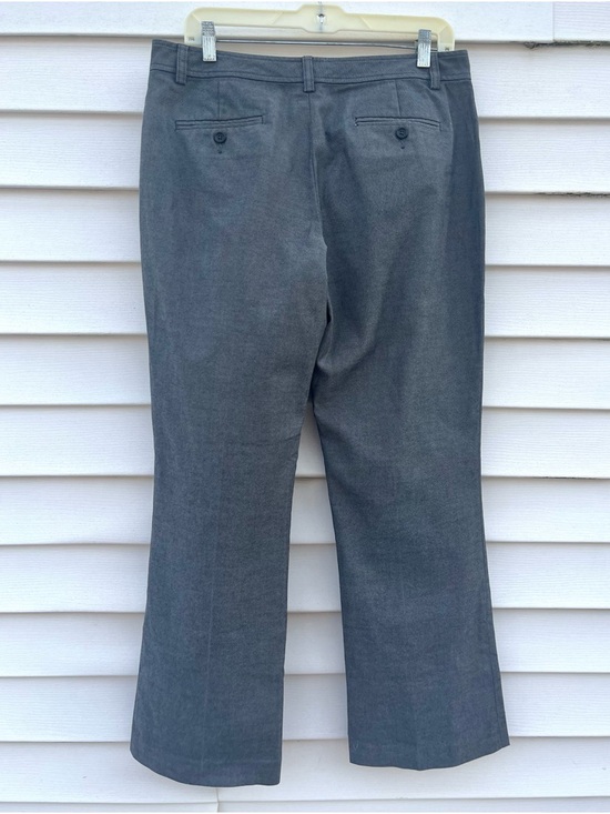 Banana Republic Martin Fit Cotton Blend Trouser Pants Gray Size 10 - Picture 7 of 12